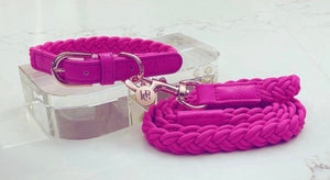 Dog/Cat Harness/Collar/Leash/Waste Bag ~ Lipstick Pink Collection (Sold Individually)