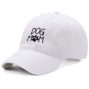 Vintage Washed Cotton Dog MOM Embroidery Baseball Cap for Men Women Dad Hat Golf Caps Snapback Cap Dropshipping