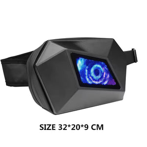 LED Knight Cycling Backpack with Eye Motorcycle Helmet Mochilas Para Motocicletas Waterproof Laptops Bags Saco Moto Schoolbag