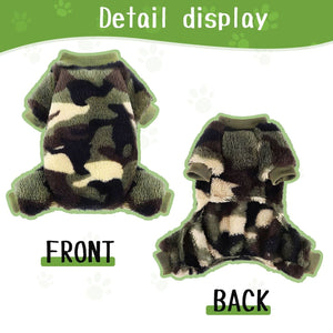 Soft Flannel Dog Sweaters Warm Puppy Pet Winter Coat for Small to Large Dogs