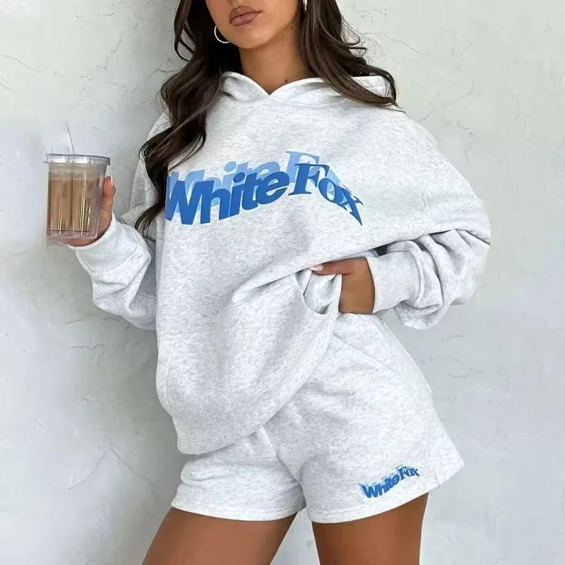 2024 New Letter Printing Women'S Pure Cotton Pure Cotton Fleece Hoodie Oversized Sports Jumper Top Loose Hooded Sportswear