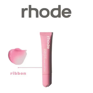 10ML 4 Colors Rohde Lip Balm Phone Cover Lip Gloss Long-Lasting Moisturizing Lipstick Toast Raspberry Jelly Clear Lip Glaze