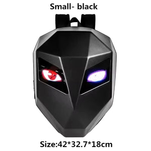 LED Knight Cycling Backpack with Eye Motorcycle Helmet Mochilas Para Motocicletas Waterproof Laptops Bags Saco Moto Schoolbag