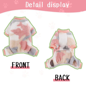 Soft Flannel Dog Sweaters Warm Puppy Pet Winter Coat for Small to Large Dogs