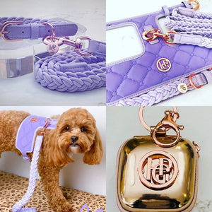 Dog/Cat Harness/Collar/Leash/Waste Bag ~ Lilac Collection - (Sold Individually)