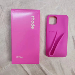 Original Phone Case for Iphone 11 12 13 14 15 16 Pro Max plus Lipstick Soft Silicone Bumper Lip Gloss Holder Makeup Cover