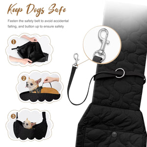 Small Pets Sling Carrier Bag, Hands Free Dog and Cat Padded Adjustable Pet Travel Crossbody Shoulder Bag, Pet Moving Backpack