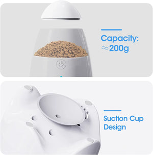 Home Full HD Pet Surveillance Camera - 2.4G Wifi App Control,Two-Way Audio, Night Vision, Remote Pet Food Feeder, Smart Dog Food