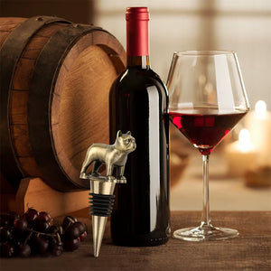 French Bull Dog Decor Wine Stoppers Twist Cap Plug Reusable Vacuum Sealed Bottle Cap Champagne Stopper Wine Gifts Bar Tools