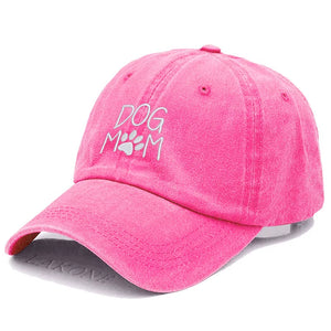 Vintage Washed Cotton Dog MOM Embroidery Baseball Cap for Men Women Dad Hat Golf Caps Snapback Cap Dropshipping