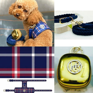 Dog/Cat Harness/Collar/Leash/Waste Bag ~ Tommy Collection - (Sold Individually)