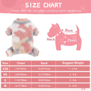 Soft Flannel Dog Sweaters Warm Puppy Pet Winter Coat for Small to Large Dogs