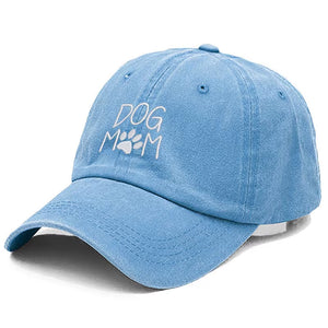 Vintage Washed Cotton Dog MOM Embroidery Baseball Cap for Men Women Dad Hat Golf Caps Snapback Cap Dropshipping