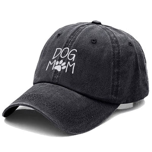 Vintage Washed Cotton Dog MOM Embroidery Baseball Cap for Men Women Dad Hat Golf Caps Snapback Cap Dropshipping