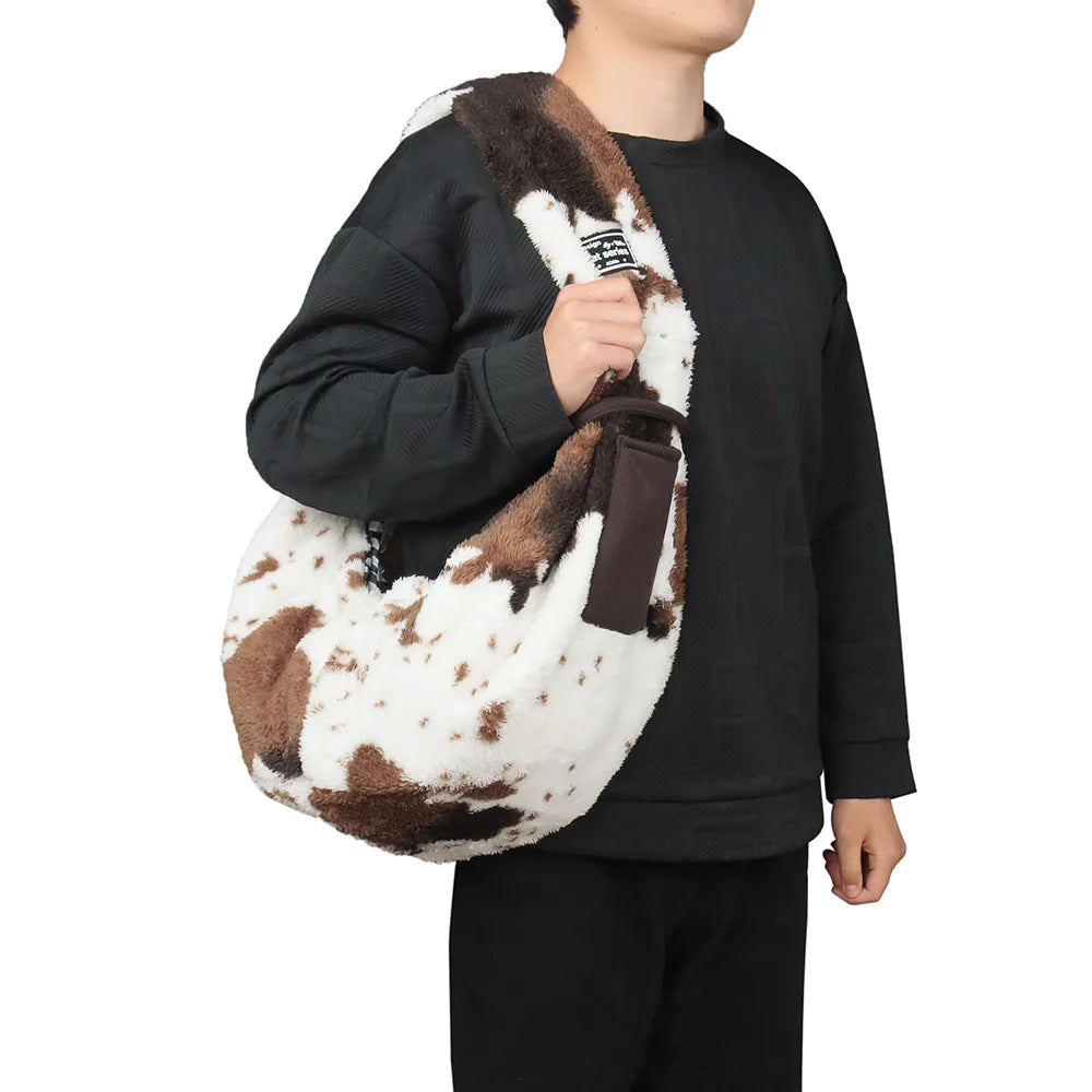 Soft Plush Small Dog Bag Pet Carrier Cat Bag Puppy Kitten Travel Shoulder Slings Bag