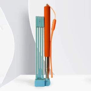 Length Adjustable Dog Poop Catcher Fashion Foldable Flexible Pooper Scooper Bags Easily Slidable Pet Waste Shovel