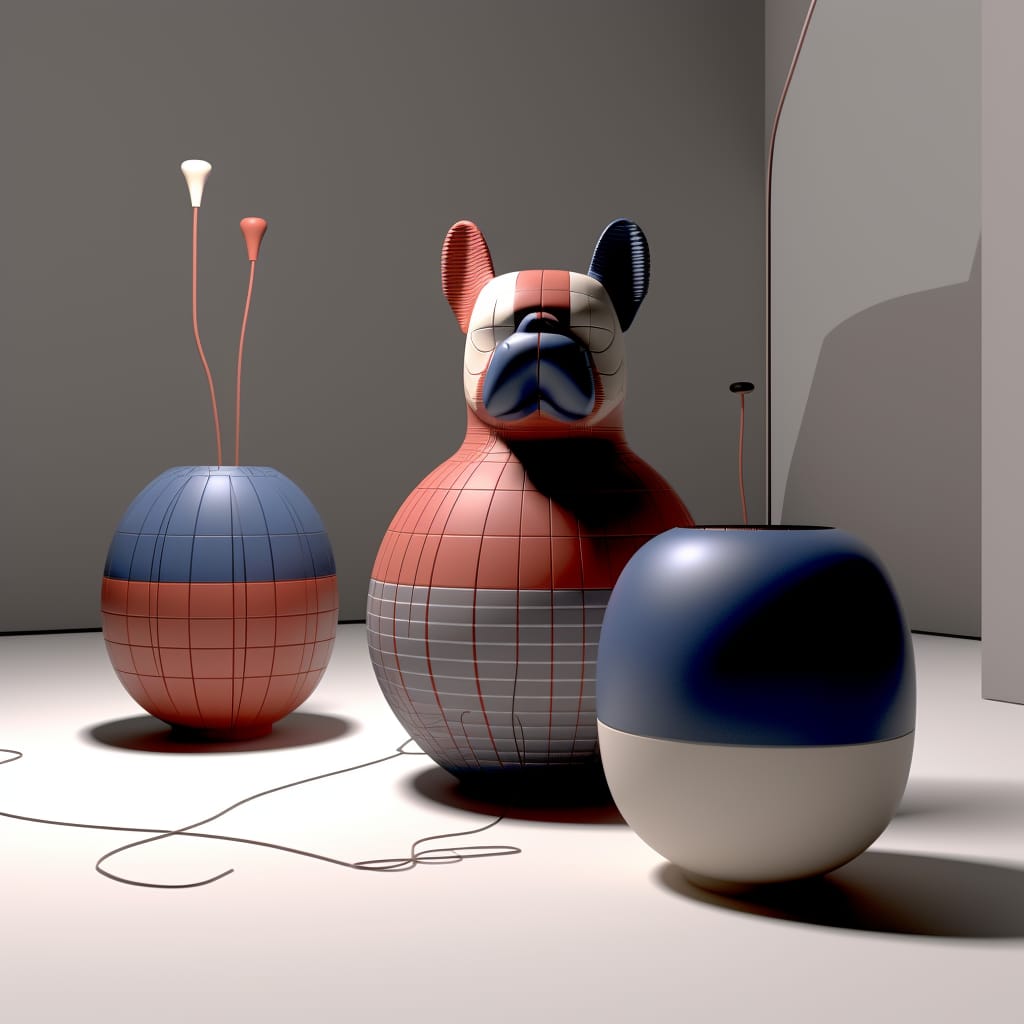 פינת ישיבה תאורה בולדוג צרפתי