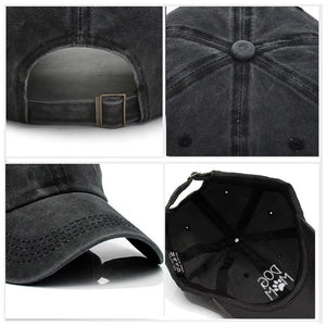 Vintage Washed Cotton Dog MOM Embroidery Baseball Cap for Men Women Dad Hat Golf Caps Snapback Cap Dropshipping