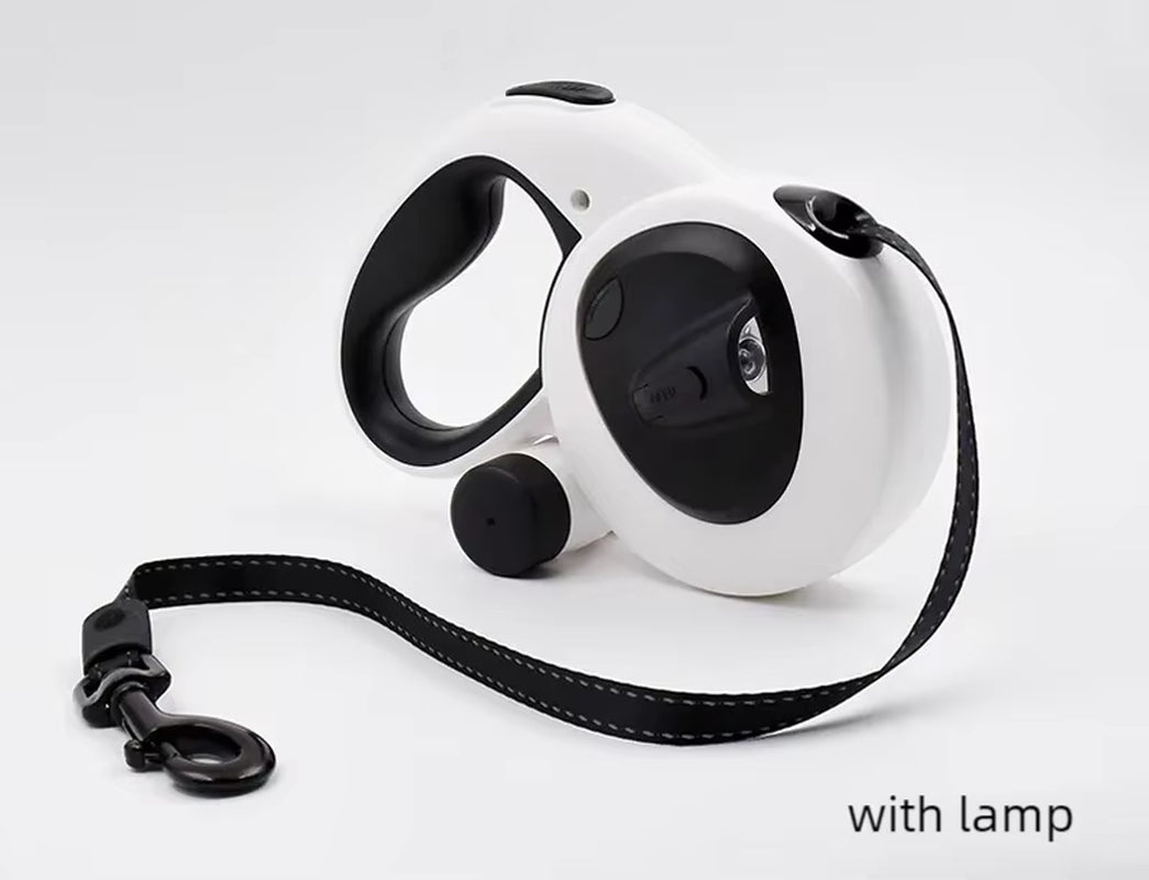 Pet Automatic Retractable Leash Reflective Dog Leash LED Light Walking Leash Explosion-Proof Charging Dog Leash Dog Leash
