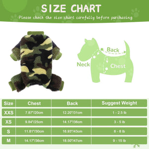 Soft Flannel Dog Sweaters Warm Puppy Pet Winter Coat for Small to Large Dogs