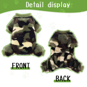 Soft Flannel Dog Sweaters Warm Puppy Pet Winter Coat for Small to Large Dogs