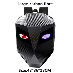 LED Knight Cycling Backpack with Eye Motorcycle Helmet Mochilas Para Motocicletas Waterproof Laptops Bags Saco Moto Schoolbag