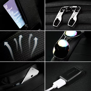 Lifetime Warranty anti Theft Backpack for Men for Women No Key TSA Lock Backpack 15.6Inch Laptop Backpack Schoolbag for Teenager