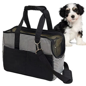 Portable Pet Carrier Bag Cat Carrier Handbag Handheld Small Dog Bag Pet Travel Tote Breathable Shoulder Bag for Small Dog Rabbit