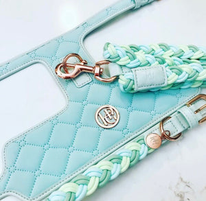 Dog/Cat Harness/Collar/Leash/Waste Bag ~ Aquamarine Collection - (Sold Individually)