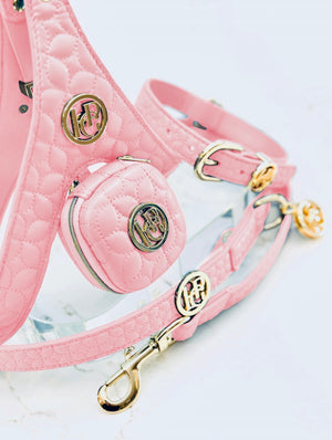 Modern PINK DOG Durable COLLAR – Gorgeous and Durable Vegan Leather Cute Collar for Pet