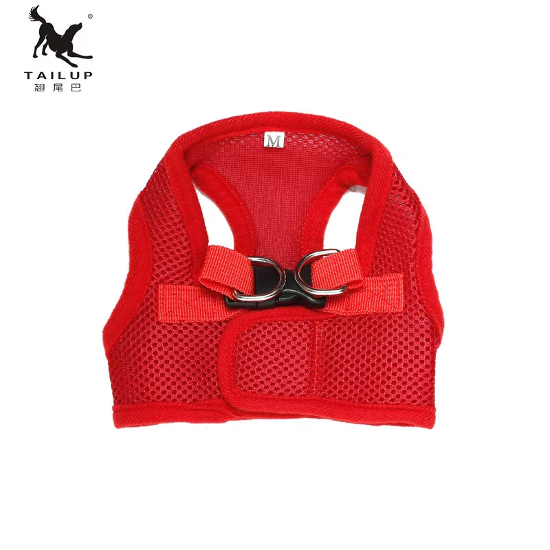 XS-XXL Breathable Pet Vest Harness Outdoor Leash Leads for Small Dogs Puppies Yorkie Patrol Accessories
